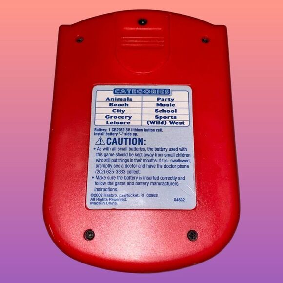 Hasbro Electronic Hand-Held Hangman Game 2002 - Picture 4 of 4